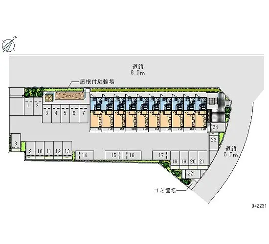柏市船戸　月極駐車場（LP）